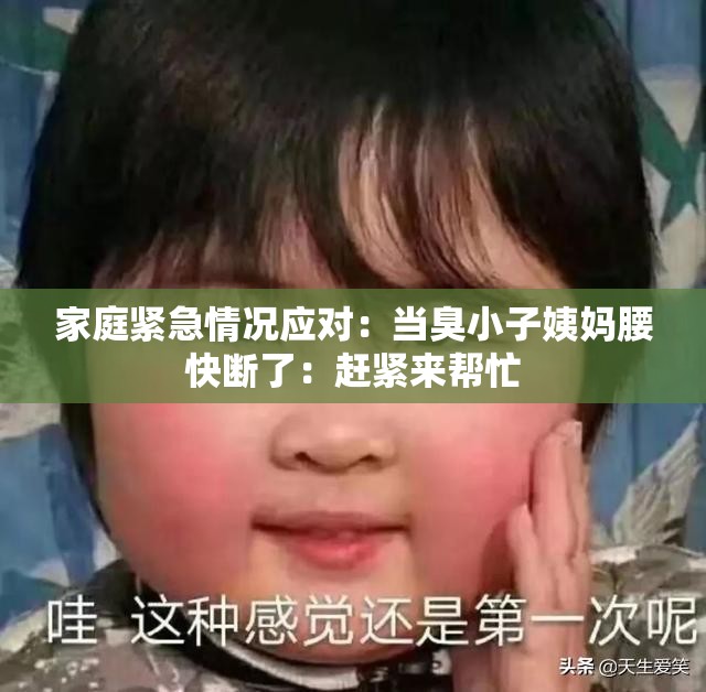 家庭紧急情况应对：当臭小子姨妈腰快断了：赶紧来帮忙